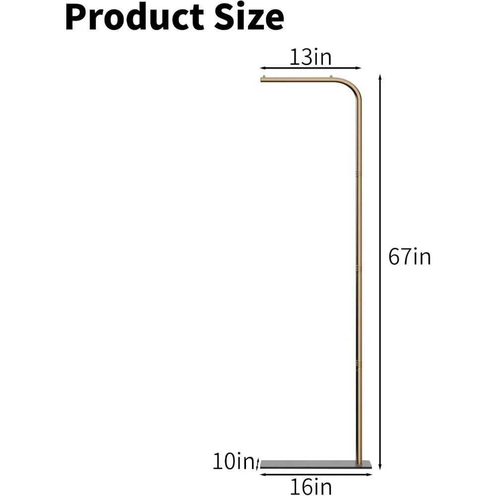 67-Inch High Hanging Bird Cage Stand with Base, Supports Up to 35 lbs for Birds and Plants