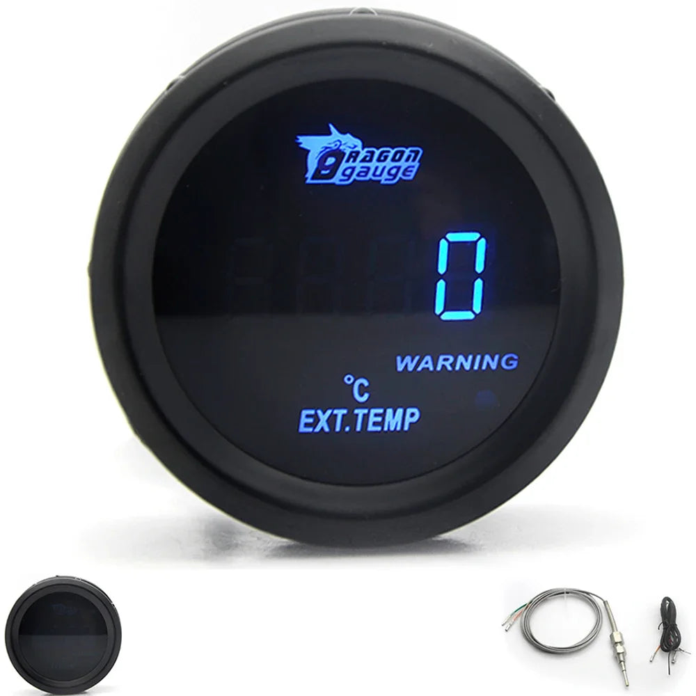 Car Digital Turbo Boost Gauge 9 Auto Gauge Types