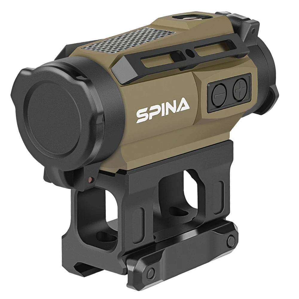 SPINA OPTICS HD 1x20 Solar Energy Red Dot Two Transformation Point  Scope Sight Hunting QD Mount AR CQB .223 5.56 .308 7.62