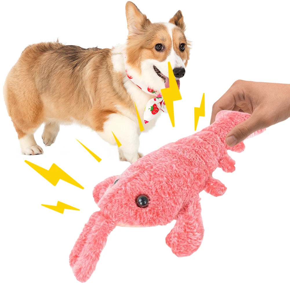 ShunmaiiHign Funny Interactive Dog Plush Toy Jumping Moving Toy