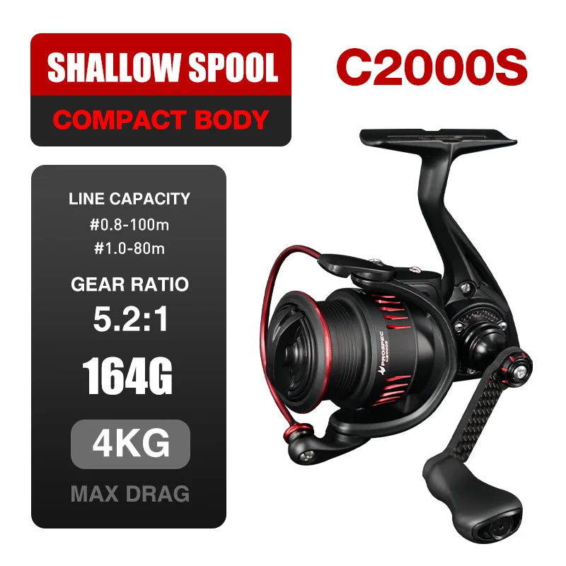 SeaSir Prospec P Series Spinning Reel Ultralight Carbon Fiber