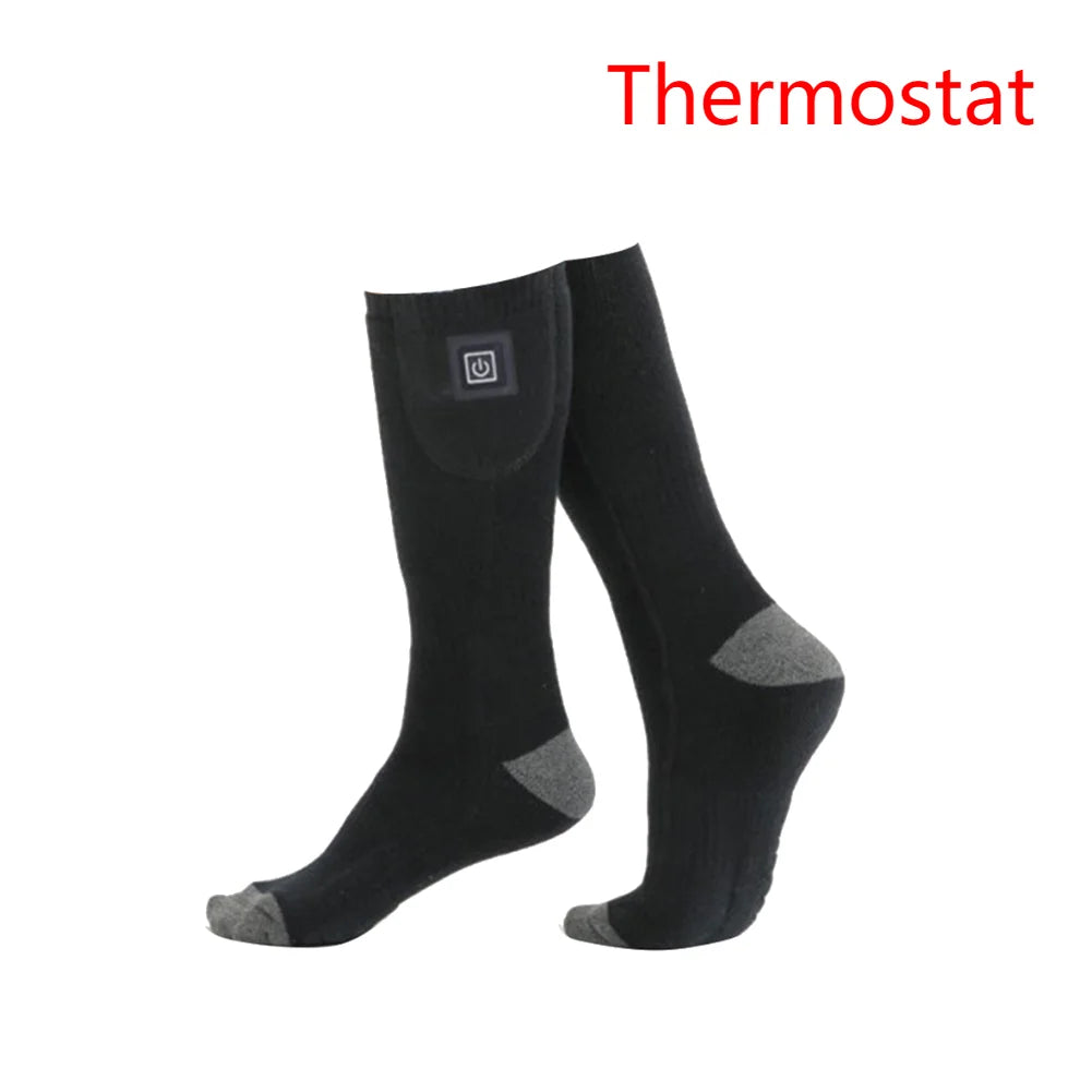 Shunmaii Premium Cordless Rechargeable Electric Heated Socks For Skiing Outdoors