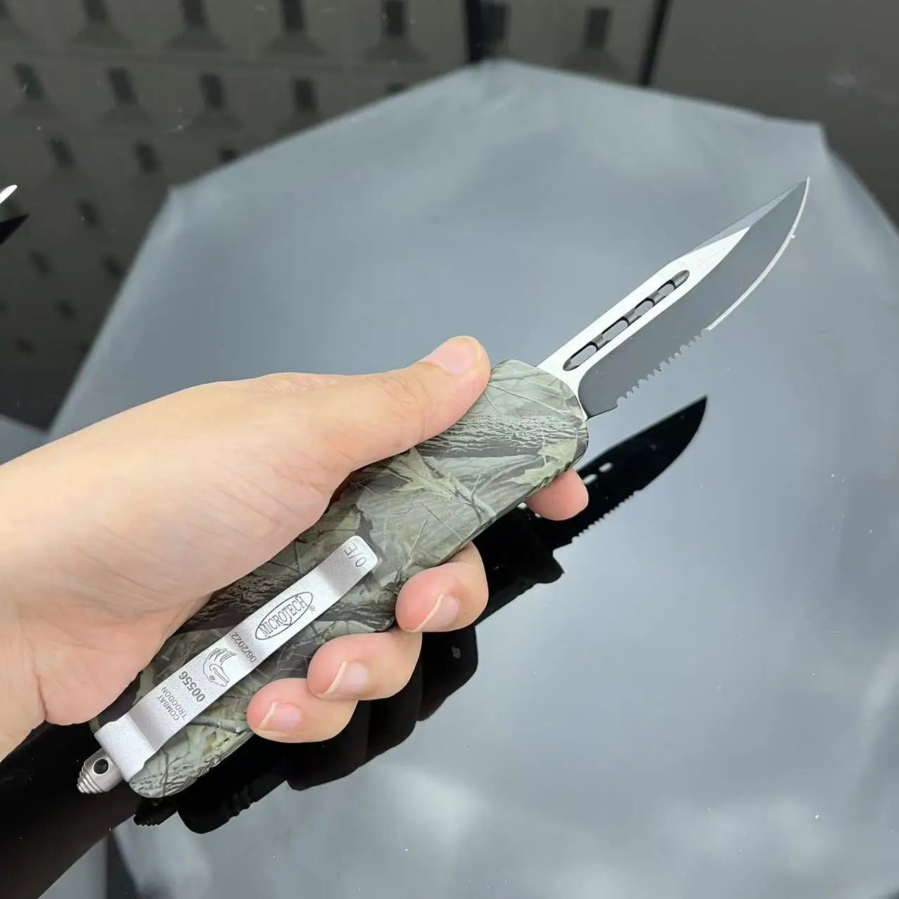 Camouflage A07 Outdoor Pocket Knife Hunting Self Defense Combat Folder Multi-function Wilderness Survival Ultra-sharp Knife
