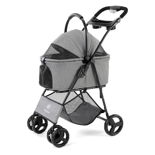 3 In 1 Pet Stroller With Removable Carrier All Terrain