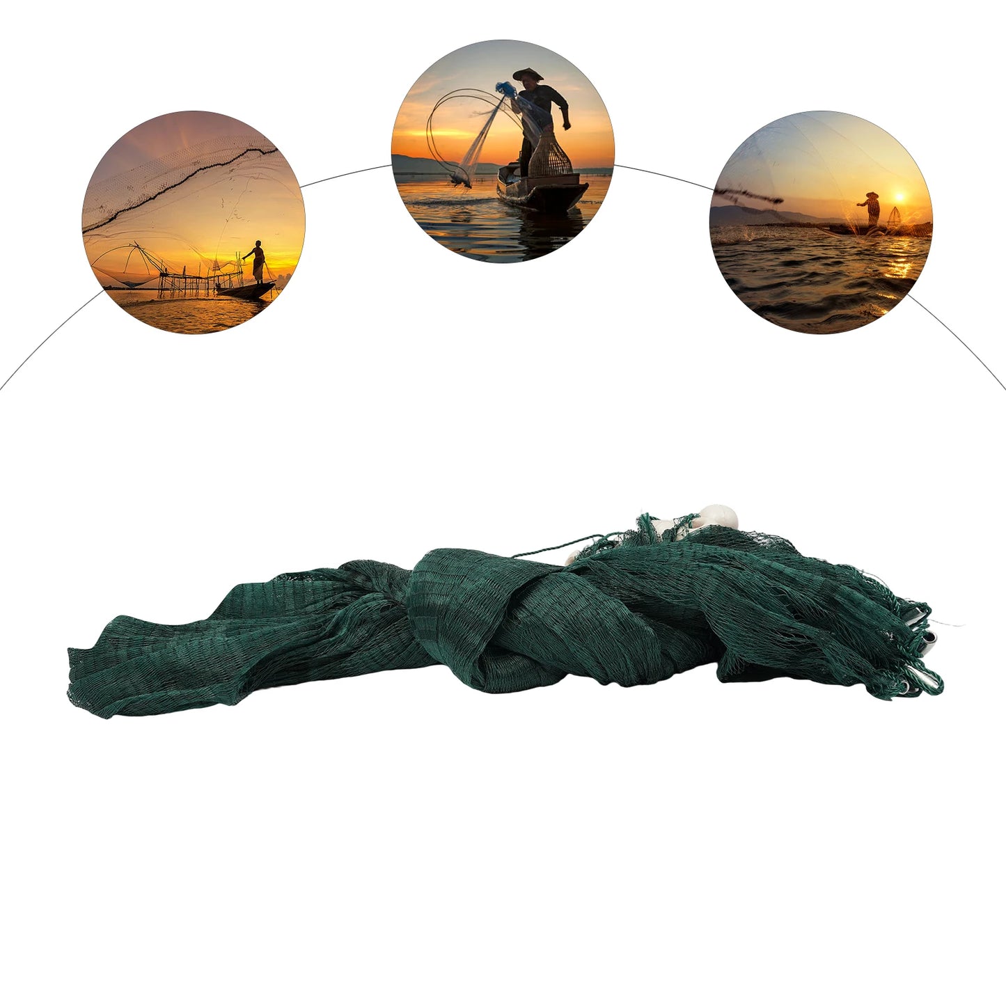 Bymaocar Fishing Net With Weights And Floats Drag Net For Minnows And Seining Shiner