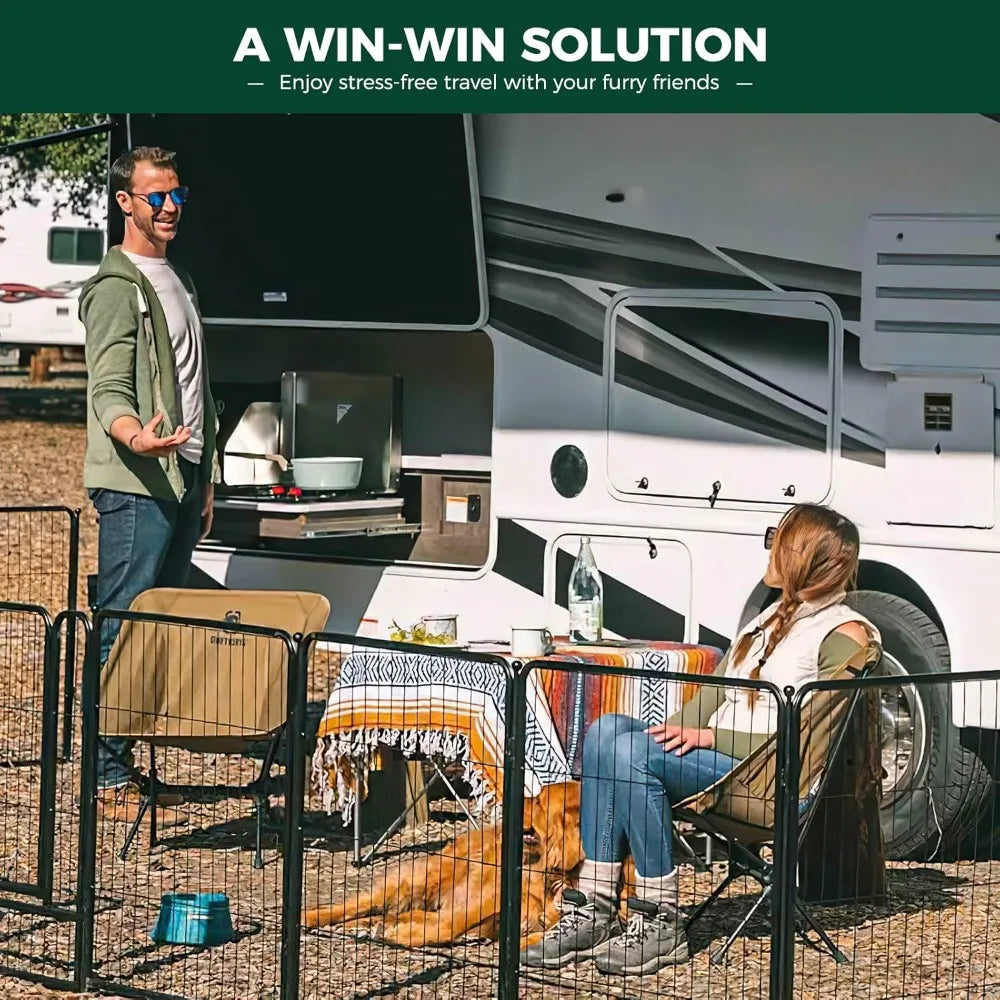 Durable Heavy Duty Dog Fence For Yard And RV Camping