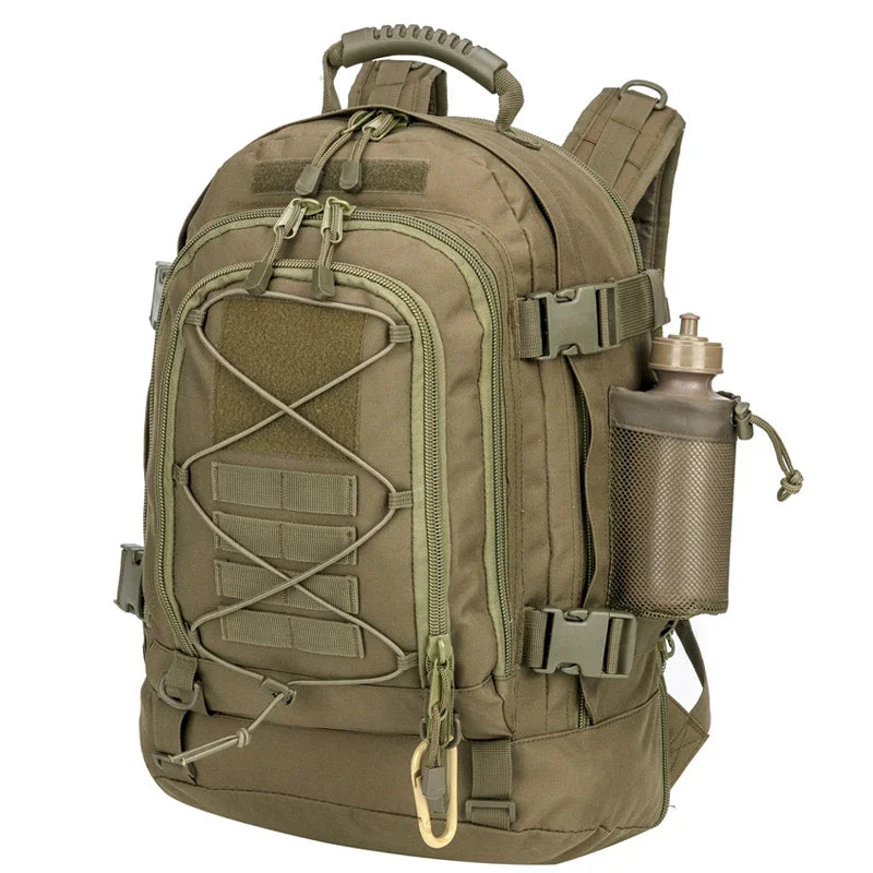 QCN Tactical Military Backpack For Outdoor Travel Hiking Camping Unisex Survival Gear