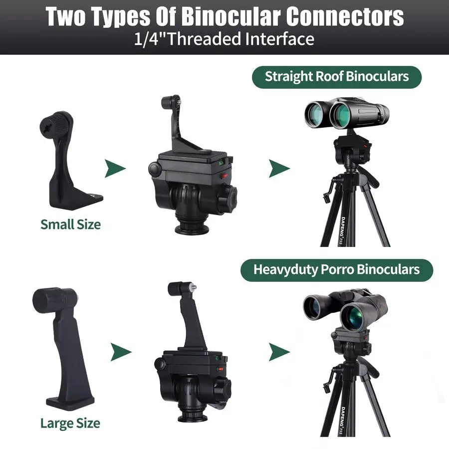 70 Binocular Tripod with Adapter,Shooting Tripod Hunting Rest V Yoke Stand,Compatible with Spotting Scope Monocular Astronomical