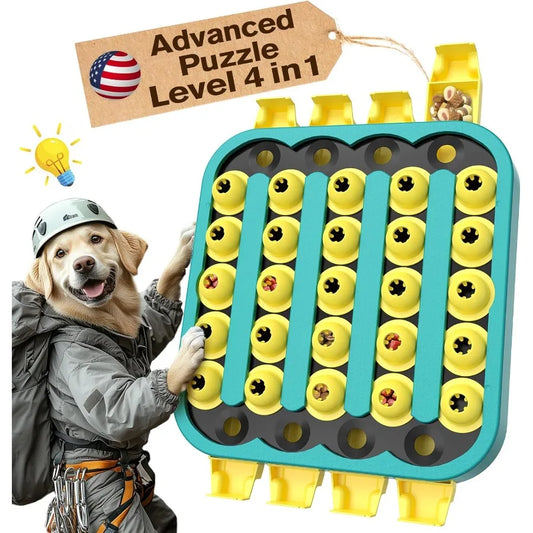 All In One Dog Puzzle Toy With Four Challenge Levels