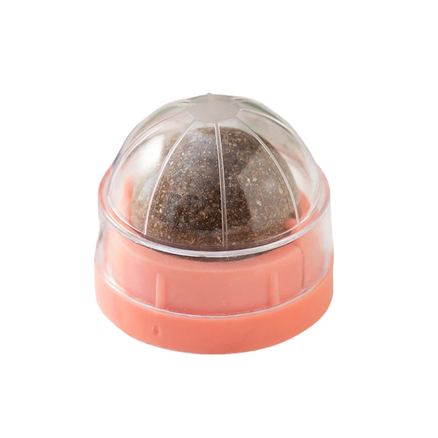 Spinning Catnip Mint Ball For Cats Interactive Dental Chew Toy