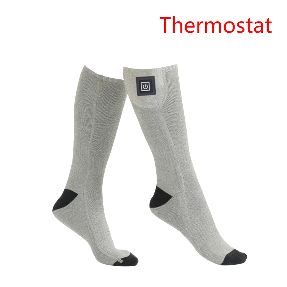 Shunmaii Premium Cordless Rechargeable Electric Heated Socks For Skiing Outdoors