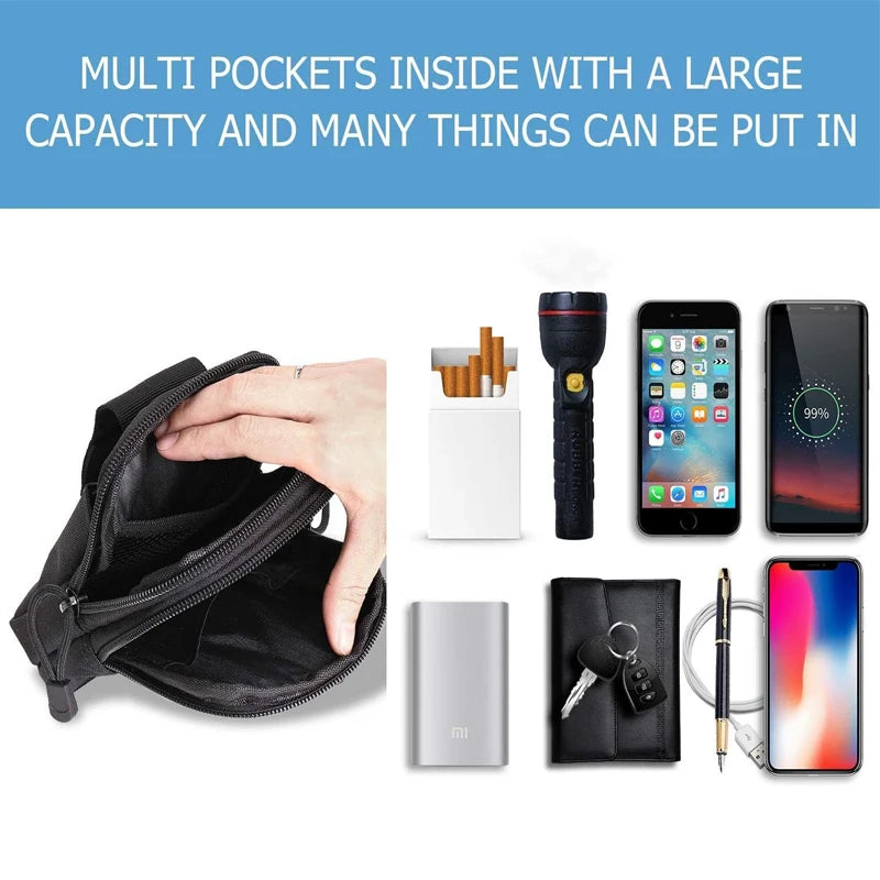 NONECN Tactical Molle Waist Pouch Hunting Outdoor EDC Gear