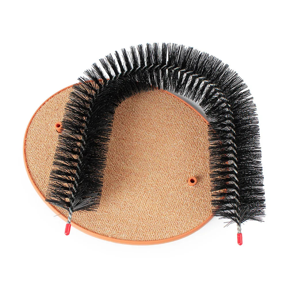 Alloet Cat Arch Self Groomer Massager Scratcher Toy Pad