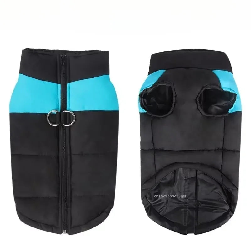 NONECN Waterproof Warm Dog Coat Padded Zipper Jacket For Dogs