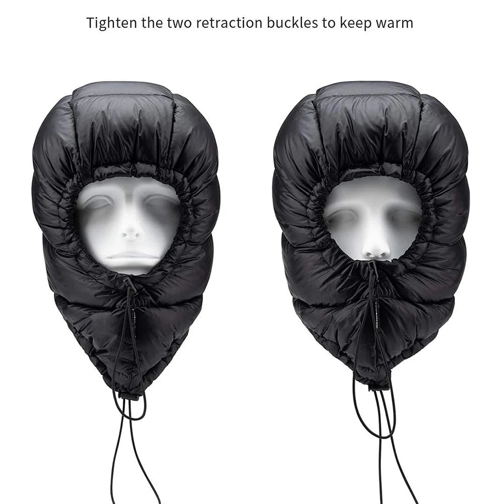 Naturehike Cold Winter Warm Kepping Goose Down Hat Outdoor Windproof Drawstring Sports Hats Skiing Climbing Hiking Hat
