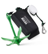 SucceBuy Kayak Anchor Kit With Buoy and Rope Storage Bag for Reliable Anchoring System