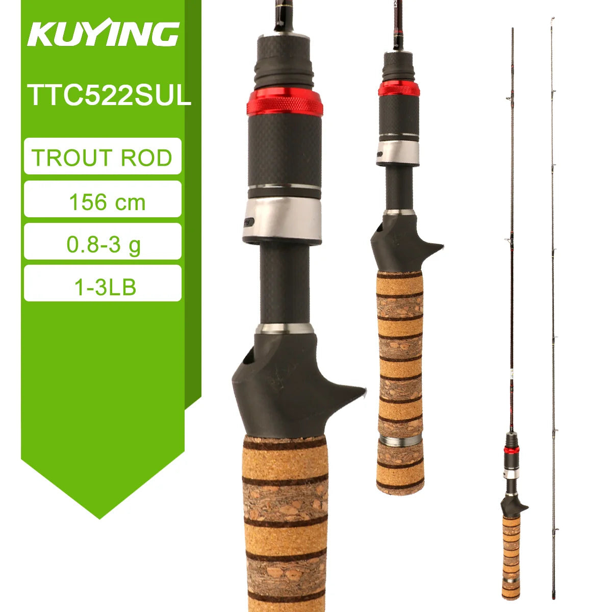 Kuying Premium Carbon Lure Angling Rods Spinning Casting PerformanceEnhancing Gear