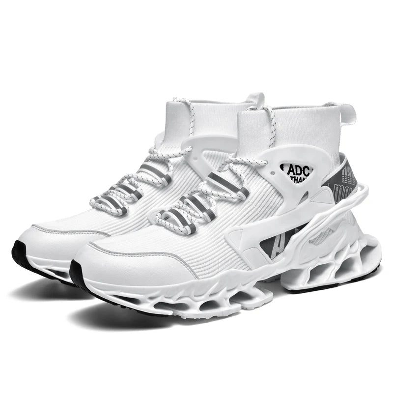 LOUIS KADHR Men's Breathable Walking Tennis Shoes Blade Fashion Sneakers