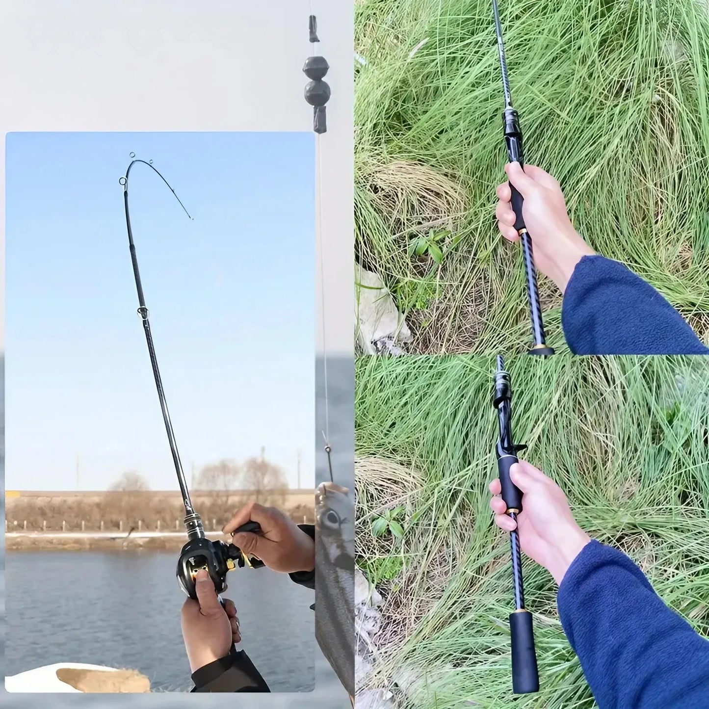 Lightweight Carbon Fiber Fishing Rod For Fly And Drag Fishing